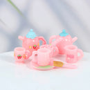 3/5/6pcs 1/12 Dollhouse Miniature Accessories Ceramics Tea Set Model Kitchen Tableware