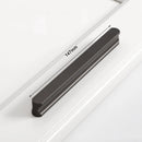 Furniture Drawer Pulls Aluminum Alloy Long Wardrobe Kitchen Cabinet Door Knobs Nordic Shoe Cupboards Cabinet Handles Hardware