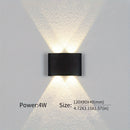 Up and Down LED Wall Lamp Waterproof IP66 Interior Wall Light For Bedroom Living Room Corridor Indoor Outdoor Lighting