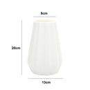 Morandi Plastic Vase Living Room Decoration Ornaments Modern Origami Plastic Vases for Flower Arrangements Home Decoration