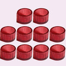 Pack of 10 Glass Small Tea Light Candle Holder for Table Decor,Home Decor,Church Housewarming Gifts Candle Holder Purple