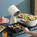 Desktop Range Hoods with High Air Volume Light Humanized Design Hood Kitchen Portable Mobile Mini Hot Pot Barbecue Cooker Hoods