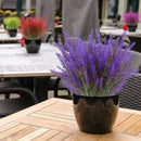 Provence Lavender Plastic Artificial Flowers False Plants Wedding Home Outdoor Garden Decoration Table Decoration