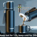 Double Wall Vacuum Flasks Stainless Steel Thermos Bottle for Tea and Coffee Large Capacity Insulated Water Bottle Thermos Cup