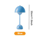 Alloy Table Lamp Three Speed Adjustment Indoor Lighting Fixture Flower Bud Rechargeable Desk Lamps Home Decor Night Light