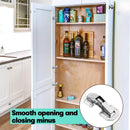 90 Degree Steel Cabinet Hinges No-Drilling Hole Door Close Hinges HoleHydraulic Buffer Hinge Furniture Hardware Accessories