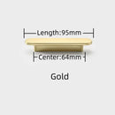 Luxury Black Kitchen Cabinet Handles Gold Door Dressers Wardrobe Closet Drawer Knobs Silver Closet Furniture Decoration Pulls