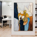 Hand-Painted Oil Paintings Canvas Picasso Style Acrylic Wall Art Decoration Handmade Abstract Artwork for Home Room Best Gift