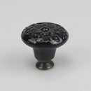 Colorful Floral Ceramic Handle Cabinet Door Solid Wood Furniture Wardrobe Handle Single-hole Drawer Hardware