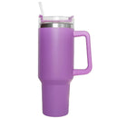 40oz Mug Tumbler With Handle Insulated Tumbler With Lids Straw Stainless Steel Coffee Tumbler Termos Cup for Travel Thermal Mug