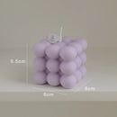 Ins Style Bubble Cube Candle Handmade Scented Candle Aromatherapy Soy Wax Candle Wedding Birthday Candles Party Home Decoration