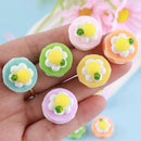 10Pcs Dollhouse Simulation Miniature Layer Cake Model Mini Dessert Food Toys Dolls House Kitchen Dinning Room Decor Accessories