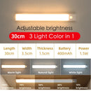 LED Motion Sensor Light Night Wireless Lamp USB Rechargeable Wall Under Cabinet For Bedroom Kitchen Wardrobe Lighting Battery