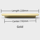 Luxury Black Kitchen Cabinet Handles Gold Door Dressers Wardrobe Closet Drawer Knobs Silver Closet Furniture Decoration Pulls