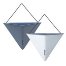New Wall Mounted Flowerpot Triangle Self Absorbent Lazy Plant Pot Plastic Hanging Geometric Vase for Outdoor Indoor Home Decor