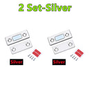 4/2/1Set Strong Magnetic Cabinet Catches Ultra-Thin Door Magnets Stops Invisible Adhesive Drawer Magnet Catch for Kitchen Closer