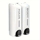 1/2/3Heads Manual Soap Dispenser Wall Mounted Hotel Shampoo Box Bath Box 400ML Soap Bottle Wall Hanger Press Dispenser Home