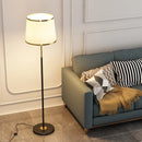 Fabric Lampshade Cosy E27 Led Floor Lamp for Living Room Sofa Side Standing Lamps Remote Control Dimmer Bedroom Bedside Lights