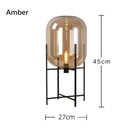 Nordic Minimalist Luxurious Glass Led Floor Lamp Designer Bedroom Bedside Table Light High-end Living Room Decoration Lighting