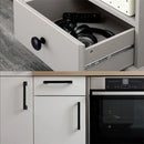 Aluminum Gold Furniture Handle Solid Cabinet Pulls Drawer Knobs Kitchen Door Cupboard Handle Pulls Modern Furniture Hardware