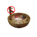 European Ceramic Wash Basin American Art Bathroom Sinks Retro Home Round Single Basin Balcony Toilet Creative Hand Painted Basin