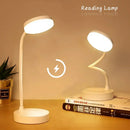 Portable LED Desk Lamp Eye Protection 3 Modes Dimming for Bedroom Bedside USB Plug in Touch College Student Book Readin Lamp