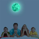 Luminous Fluorescent Glow in The Dark Moon Wall Stickers for Kids Rooms Decoration Livingroom Baby Bedroom Ceiling Home Decor