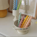Ins Style Spiral Long Rod Candle Scented Candle Aromatherapy Soy Wax Candles Wedding Birthday Candle Party Home Decoration