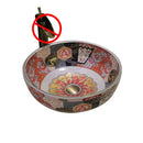 European Ceramic Wash Basin American Art Bathroom Sinks Retro Home Round Single Basin Balcony Toilet Creative Hand Painted Basin