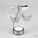 Metal Candlesticks For Candles Modern Room Decor Silver Carousel Candle Tea Light Holder Damper Home Decoration Valentine's Gift