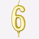New Gold Digital Candle Birthday Number Cake Candle Drop Ship 0 1 2 3 4 5 6 7 8 9 Cake Girls Boys Baby Party Supplies Decoration