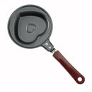 DIY Mini frying pan Breakfast Heart-Shaped Omelet Pan Cartoon Frying Pan Heart-Shaped Non-Stick Egg Non-stick Cookware Pan Mold