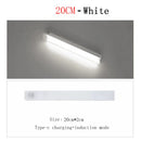 LED Motion Sensor Under Cabinet Light USB Rechargeable LED Night Light for Closet Cabinet Kitchen Wardrobe Cupboard