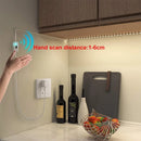 Smart Led Strip Light USB 5V Motion Sensor Hand Scan ON OFF Control Backlight Double-sided Tape for TV Kitchen Cabinet Wardrobe