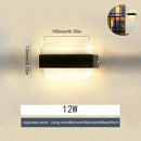 Outdoor Wall Light Courtyard Home Decoration Garden Exterior Motion Sensor LED Lighting Wall =Interior Facade Lamps Wall