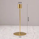 1pc Candlestick Crafts Simple Nordic Desk Candle Ornament Candle Holder for Dining Room Thanksgiving Wedding Festivals Gift