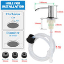 350/500ML Kitchen Liquid Soap Dispenser Pumps Kitchen Bathroom Soap Dispenser Sink Soap Bottle Kitchen Tool Bottle Accessories