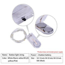 1M 2M 3M 5M LED Copper Wire String Lights Fairy Light Outdoor Garland Wedding Light for Home Christmas Garden Holiday Decoration