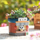 Creative Flower Pot for Succulents Cactus, Decorative Garden Pots for Mini Plants, Bakery Sushi Themed Planter Home Decor