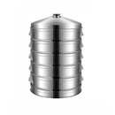 Stainless Steel Steamer Cooker 40-61cm 3-5layers Steam Pot Large Capacity Commercial Steamed Bun Steamer Pot Boiler Cooker