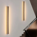 Line Extremely Long LED Wall Lamp 110V 220V 60~240CM Minimalist Sconce For Indoor TV Background Aisle Living Room Villa Lighting