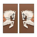 Modern Luxury Horses Canvas Posters and Prints Wall Art Entrance Decorative Painting Porch Living Room Home Decor Cuadros