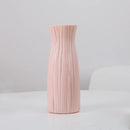 Morandi Plastic Vase Living Room Decoration Ornaments Modern Origami Plastic Vases for Flower Arrangements Home Decoration