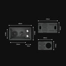 Kitchen Sink Small Single Slot Invisible Basin High Pressure Cup Washer Double Layer Drainage Cover Plate Lift Type Faucet