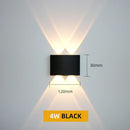 Aluminum LED Wall Lamp Waterproof IP65 Outdoor Garden Lights 8W 12W Interior Wall Light for Bedroom Living Room Stairs Lighting