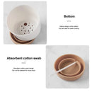 Succulent Plant Pot Double-layer Succulent Green Dill  Round Double Layer Small Green Plant Flowerpot Succulent Small Flower Pot