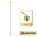 Luxury brushed gold brass bathroom faucet ceiling design with dual control of Hot & Cold sink faucet Simple and customizable Tap