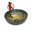 European Ceramic Wash Basin American Art Bathroom Sinks Retro Home Round Single Basin Balcony Toilet Creative Hand Painted Basin