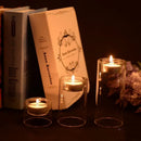 Tealight Glass Candle Holders for wedding centerpiece, versatile, flowers vase,Home Decoration Windowsill & Festival