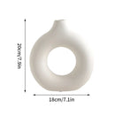 Home Flower Vase Imitation Ceramic Plastic Flower Pot Storage Bottle For Flowers Living Room Modern Home Decorations Ornaments